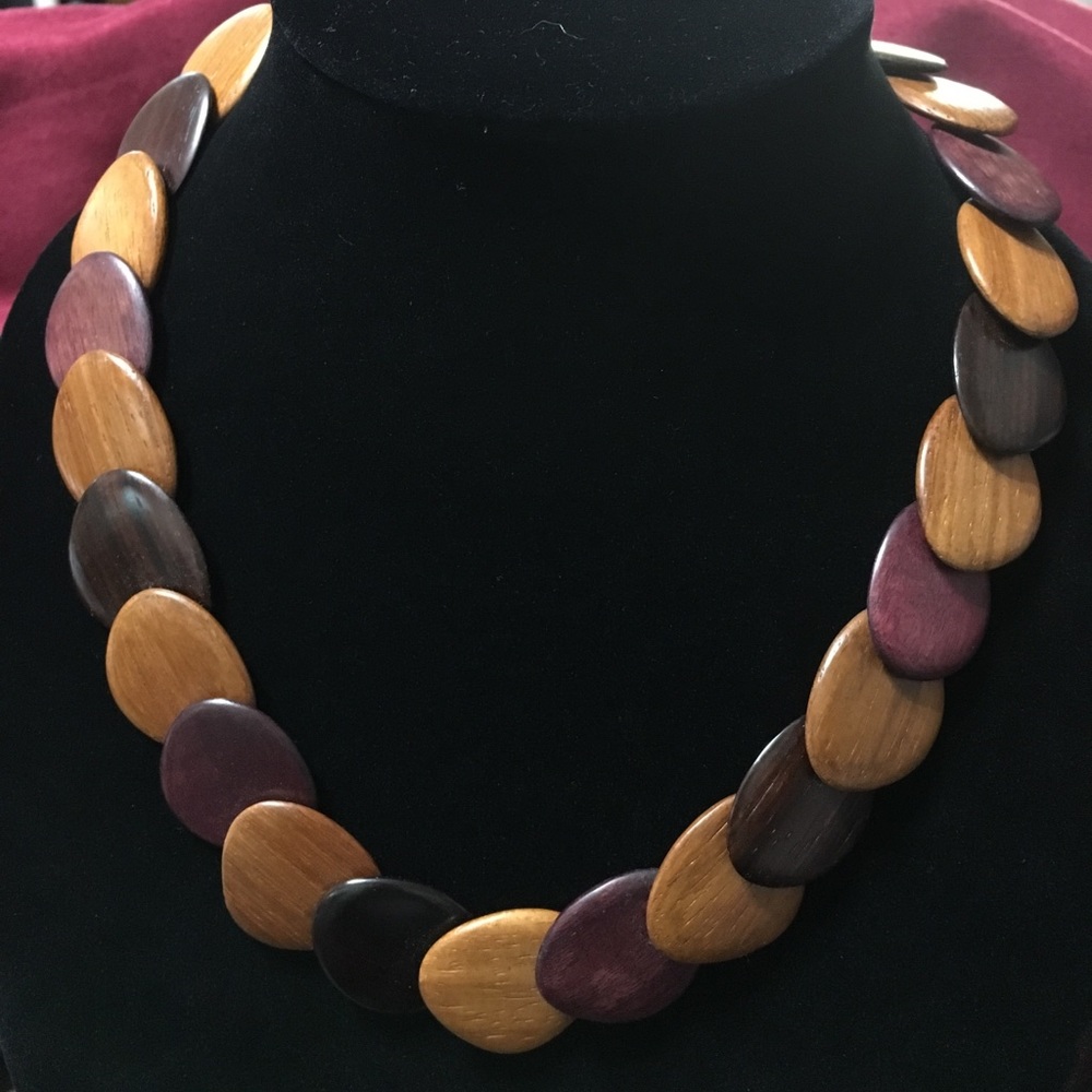 Vintage Wooden Necklace
